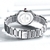 Relógio de Pulso Feminino de Quartzo Pulseira de Aço inoxidável Impermeável - HM Acessórios 