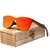 Óculos de Sol Artesanal Madeira Natural Kingseven com Lentes Polarizada Proteção uv400 - comprar online