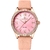 Relógio de Quartzo Feminino Estilo Casual Design com Strass A prova D´agua