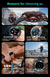 NORTH EDGE-Relógio Inteligente Desportivo Masculino, Chamada Bluetooth, Rastrea - HM Acessórios 