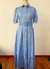 Vestido Longo Maxi Listrado Feminino Com Manga Bufante Elegante - comprar online