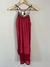 VESTIDO DE ORGANZA BORDO - TALLE M en internet