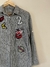 CAMISA GRIS PARCHES - TALLE S - comprar online