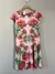 VESTIDO SEDA FLOREADO - TALLE 4