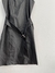 VESTIDO ECOCUERO NEGRO - TALLE S en internet