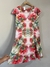 VESTIDO SEDA FLOREADO - TALLE 4 - comprar online