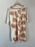 VESTIDO NUDE BORDADO - TALLE M