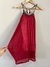 VESTIDO DE ORGANZA BORDO - TALLE M - tienda online