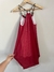 VESTIDO DE ORGANZA BORDO - TALLE M - comprar online