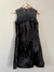 VESTIDO TERCIOPELO NEGRO - TALLE S