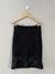 POLLERA NEGRA ENCAJE - TALLE L -
