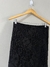 POLLERA NEGRA ENCAJE - TALLE L - - comprar online
