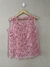 REMERA ROSA - BORDADO - TALLE L - NUEVA