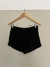 SHORT DRAPEADO NEGRO - TALLE S/M - comprar online
