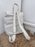 MOCHILA ENGOMADA BLANCA - tienda online