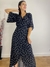 Vestido Helena, envelope transpassado, modelo midi. - loja online