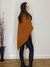 Poncho de tricot Beatriz com gola - loja online