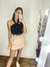 Short e saia em alfaiataria com cinto - comprar online