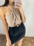 Short e saia em alfaiataria com cinto na internet