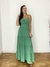 Vestido Ayla estilo midi com alças e bojo