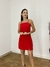 Vestido Sara curto em alfaiataria sem bojo e com alças ajustaveis na internet