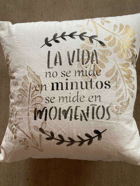 Almohadón Frase cod 1109