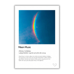 Pôster Coldplay - Album Moon Music