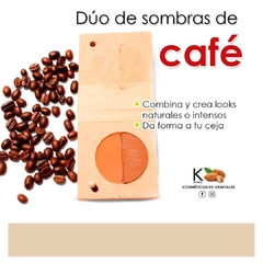 Karol Cosméticos Vegetales. Dúo de sombras café