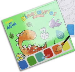 Dinosaurios. Pinta con Agua