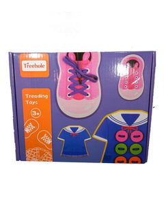 JUGUETE DIDACTICO. Set de zapato y camiseta