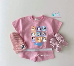 BLUEY Conjunto Infantil Rosa