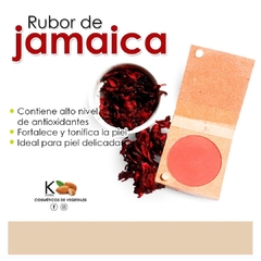 Karol Cosméticos Vegetales. Rubor de Jamaica