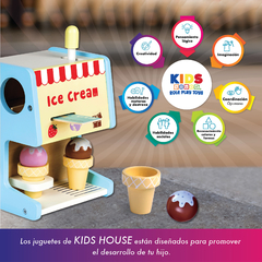 Máquina de helados de madera - Eco Valendrina