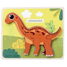 Rompecabezas de madera DINO - Eco Valendrina