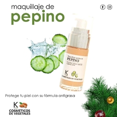 Karol Cosméticos Vegetales. Maquillaje de pepino