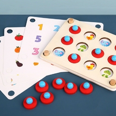Juego de memoria de madera