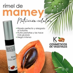 Karol Cosméticos Vegetales. Rímel mamey
