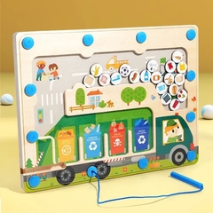 Juguete didáctico. Tablero de clasificación basura - comprar en línea