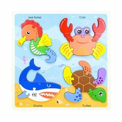Rompecabezas Jumbo. Animales del mar
