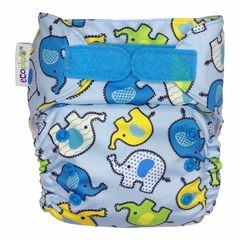 PAÑAL UNITALLA ESTAMPADO G4. Elefantes azules