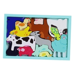 Rompecabezas 3D. Granja