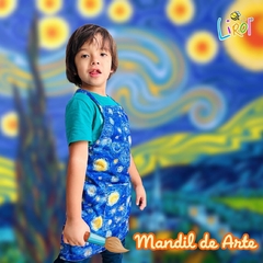 Mandil infantil Lirol. Noche estrellada