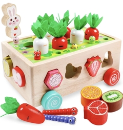 JUGUETE DIDACTICO. Juego de cosecha de zanahorias