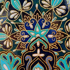 Mandala 60 Cm Pirogravada E Pintada a mão. - comprar online
