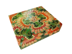 Porta Jóias Retangular Flocado com Aneleira Mama Gipsy sob encomenda - comprar online
