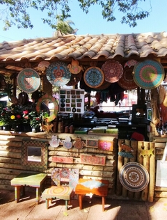Porta Jóias Mandala Pequeno Quadrado Flocado com Aneleira Mama Gipsy - Mama Gipsy