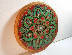 Mandala 15 cm em varias cores. - loja online