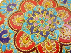 Mandala 15 cm em varias cores. na internet