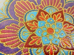 Mandala 15 cm em varias cores. na internet