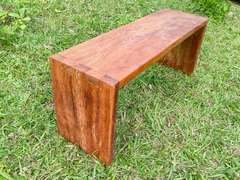 Banco modelo reto em madeira angelim 100 CM SOB ENCOMENDA - buy online